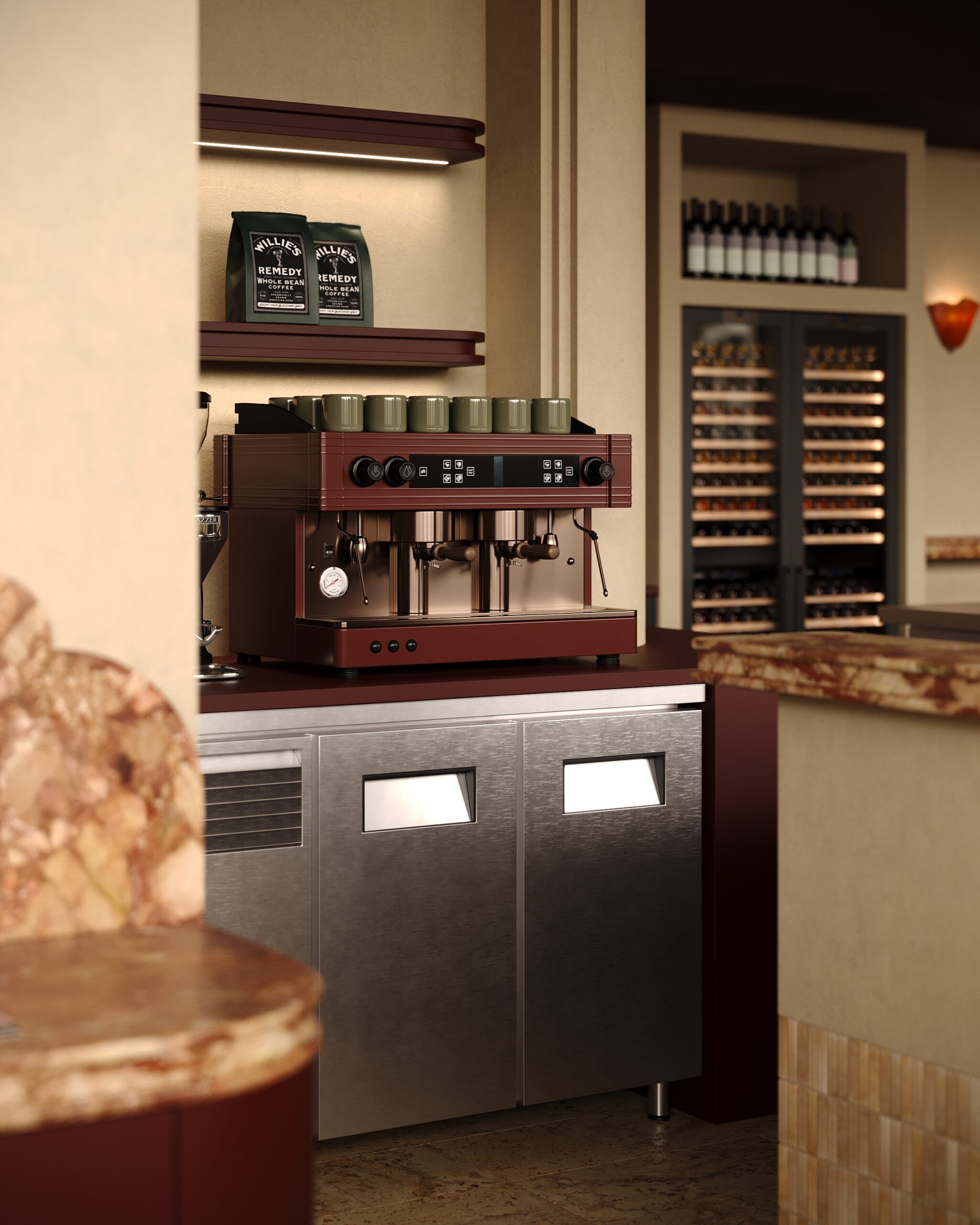 Bianco Caloundra- Italian Restaurant Interior Design